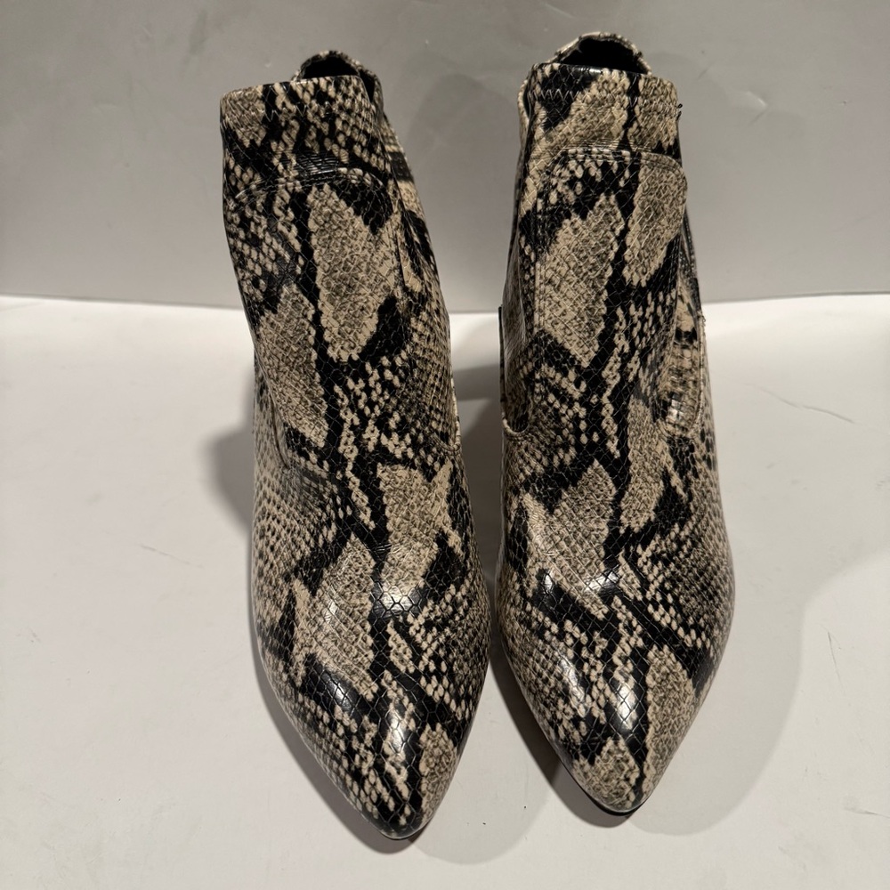 Franco Sarto Animal Print Ankle Boot Size 9